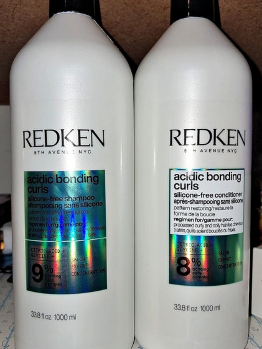 Redken Acidic Bonding Curls Shampoo & Conditioner 33.8 oz NWT